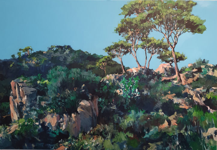 Sardic landscape / acrylic on canvas