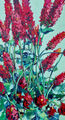 crimson clover, painting No. 6595