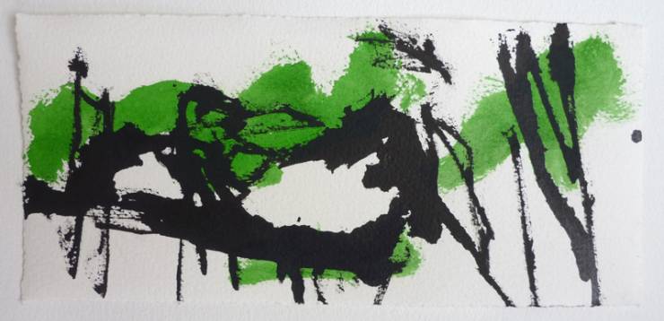 Pines, painting No. 5430 / Ink on Paper