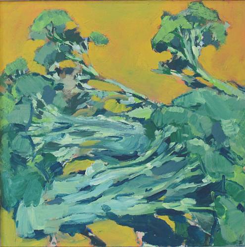 Broccoli, painting 0726 / Öl on canvas