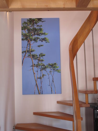pines, painting 4070 / acrylic on canvas