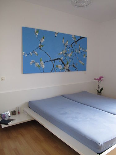 cherry blossoms, painting No. 8412 / acrylic on canvas