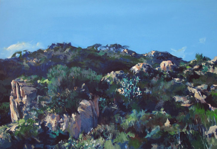 Sardic landscape / acrylic on canvas