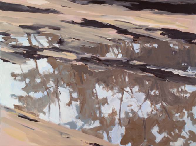 Pfütze, painting 6658 / Acrylic on canvas