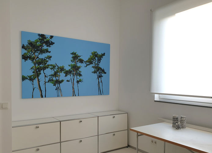 Pines / Acrylic on canvas