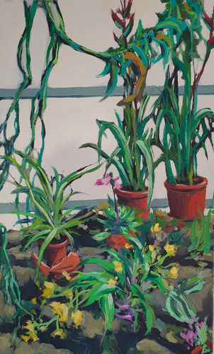 greenhouse, painting No. 2585 / oil on canvas
