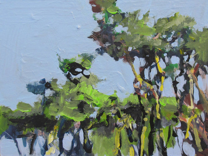Pines, Painting No.6647 / Acrylic on Board