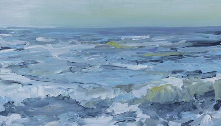 Sea, painting No. 3667 / oil in board