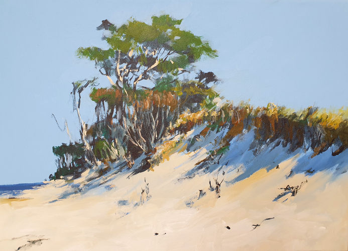 Weststrand, painting No. 8169 / acrylic on canvas