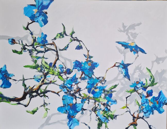 flora incognita, painting No. 2271 / acrylic on canvas