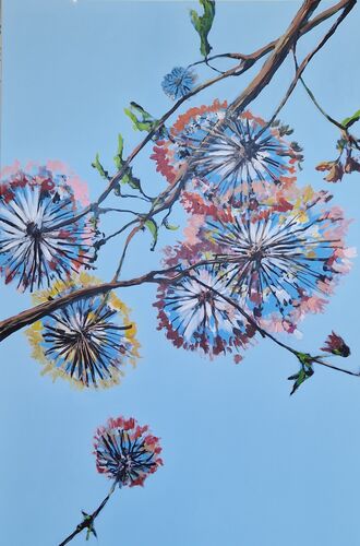 flora incognita, painting No. 4245 / acrylic on canvas