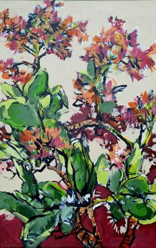 friendship tree, work no. 6630 / acrylic on canvas