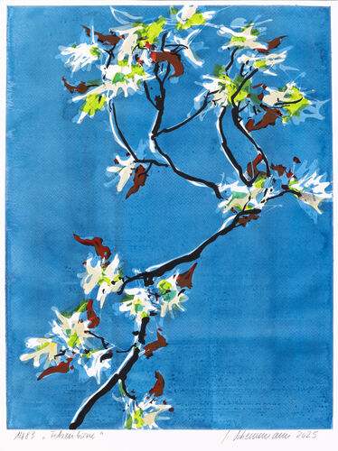 serviceberry, work No. 1483 / ink on paper