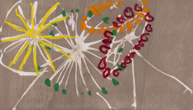 flora incognita, painting No. 8640 / oil on board