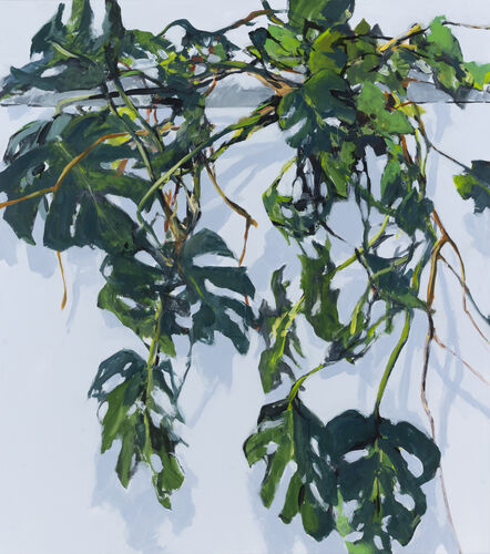 monstera, painting No. 1916 / acrylic on canvas