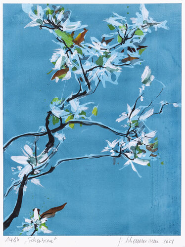 serviceberry, work No. 1486 / ink on paper