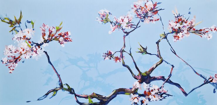 scented snowball, work No. 9664 / acrylic on canvas