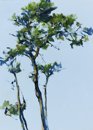 pines, painting No. 3463 / acrylic on canvas