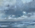 Sky and sea, painting No. 9506