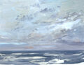 Sky and sea, painting No. 9507