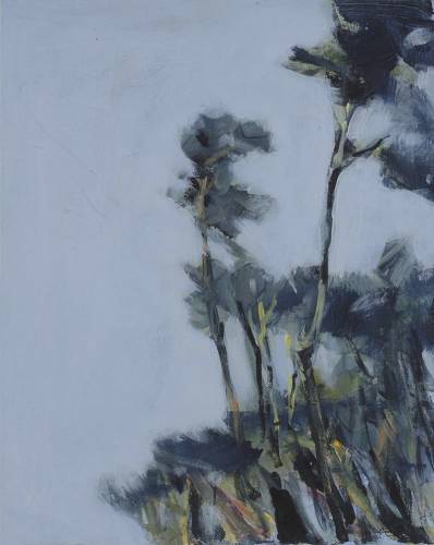 Pines, work- No 5405 / Acrylic on board