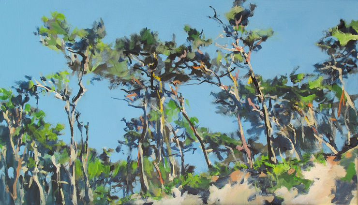 coast trees, painting No. 9620 / acrylic on canvas