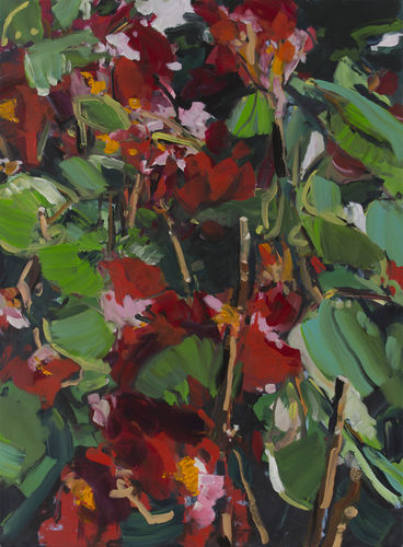 Begonia, painting No. 3702 / acrylic on canvas