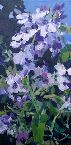 pear blossoms, painting No. 9559 / acrylic on canvas