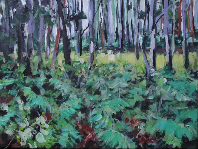 Forest, painting No. 7061 / acrylic on canvas