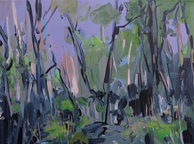 Forest, painting No. 2013 / acrylic on canvas