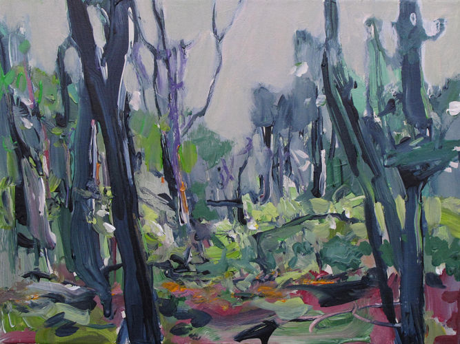 Forest, painting No. 2012 / acrylic on canvas