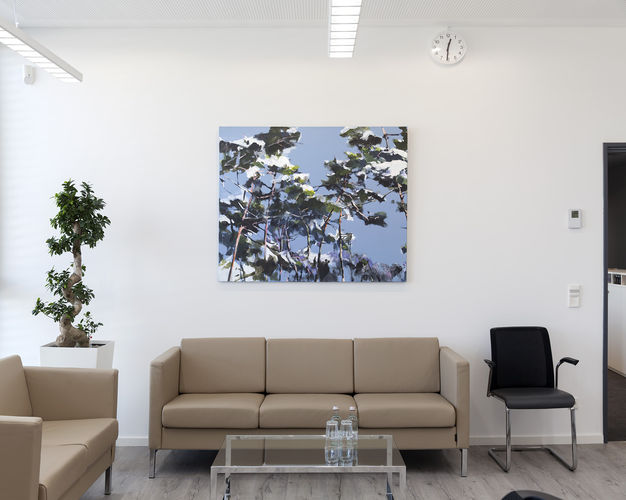 winterpines / Acryl auf Leinwand